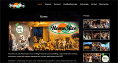 Desktop Screenshot of homesliceband.com